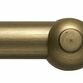 Hallis Modern Country 45mm Gold Black Curtain Pole Set with Ball Finial additional 9