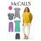 McCalls Pattern M6971 Women's Dolman Top, Tunic, Dress, Shorts and Pants additional 1