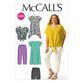 McCalls Pattern M6971 Women's Dolman Top, Tunic, Dress, Shorts and Pants additional 2