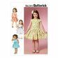 Butterick Pattern B6201 Children's/Girls' Gathered-Skirt Dresses additional 1