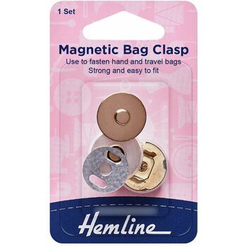 Hemline Magnetic Bag Clasp (18mm)