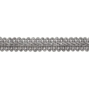 Essential Trimmings Gimp Braid Trim - 15mm (Silver Grey) Per Metre