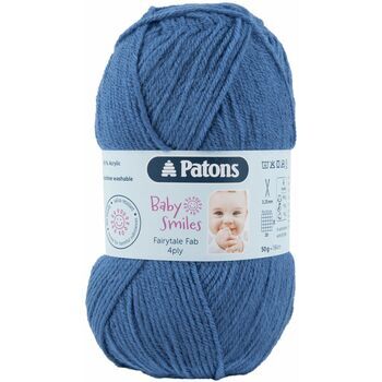 Patons Baby Smiles Fairytale Fab 4 Ply Yarn (50g) - Denim - 10 Pack