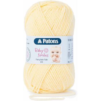 Patons Baby Smiles Fairytale Fab DK Yarn (50g) - Vanilla - 10 Pack