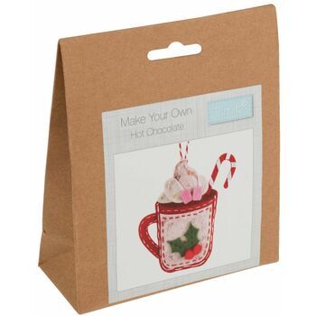 Trimits Christmas Hot Chocolate Felt Sewing Decoration Kit