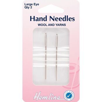Hemline Wool & Yarn Hand Needles - 2 Pack