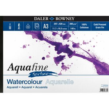 Aquafine Texture A3 Watercolour Pad (Pack of 2)