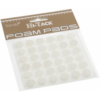 Trimits Hi-Tack 4mm Foam Pads - White