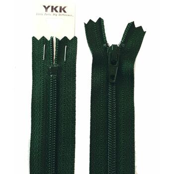 YKK Nylon Dress & Skirt Zip - Forest Green (25cm)