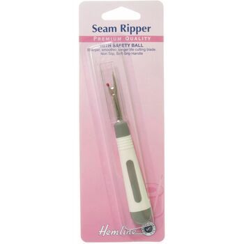 Hemline Soft Grip Seam Ripper (Large)