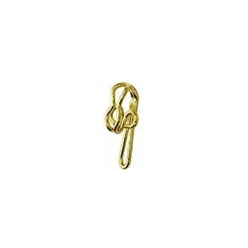 Hallis: Electro Brassed Curtain Hooks: Pack of 30: Equivalent to Rufflette R7 Brass Curtain Hook.