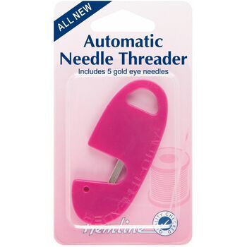 Hemline Automatic Needle Threader & Needle Case