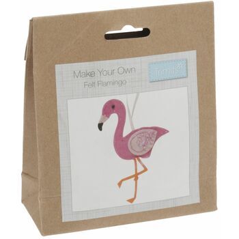 Trimits: Felt Decoration Kit: Flamingo