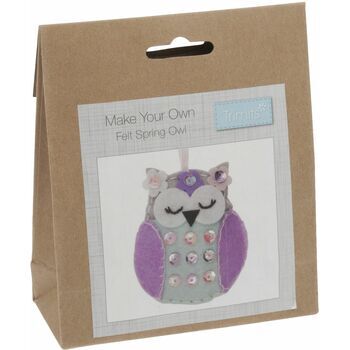 Trimits Felt Decoration Kit - Spring Owl