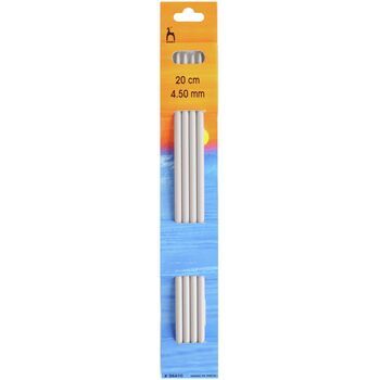 Pony Double Ended Knitting Needles - 20cm x 4.50mm (Set of Four)