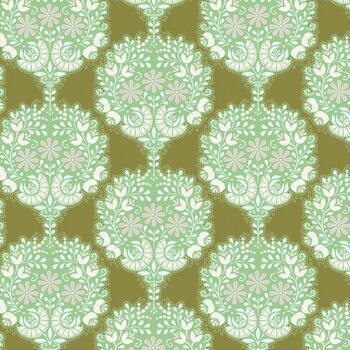 Tilda Quilt Collection: The Harvest Collection: Flower Tree Green