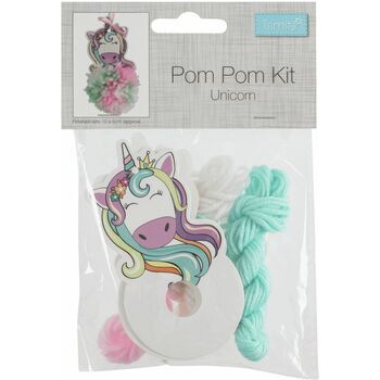 Trimits Pom Pom Unicorn Christmas Decoration Kit