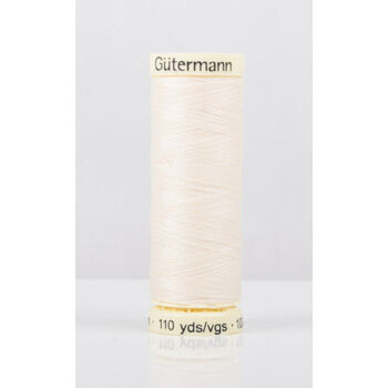 Gutermann Cream Sew-All Thread: 100m (414) - Pack of 5
