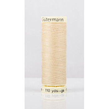 Gutermann Cream Sew-All Thread: 100m (6) - Pack of 5
