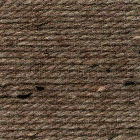 Rustic Aran Tweed Yarn - Brown (400g)
