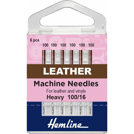 Hemline Leather Machine Needles - Heavy 100/16