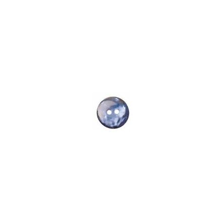 Navy Pearlescent 2 hole button 19mm
