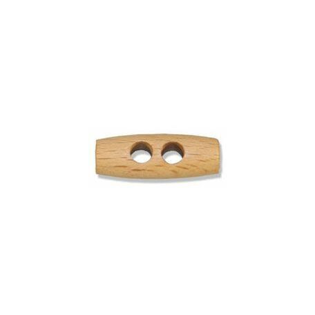 Wooden 2-Hole Toggle - 30mm