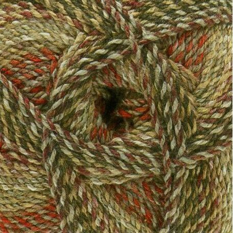 Marble Chunky Yarn- Browns, greys and reds  (200g)