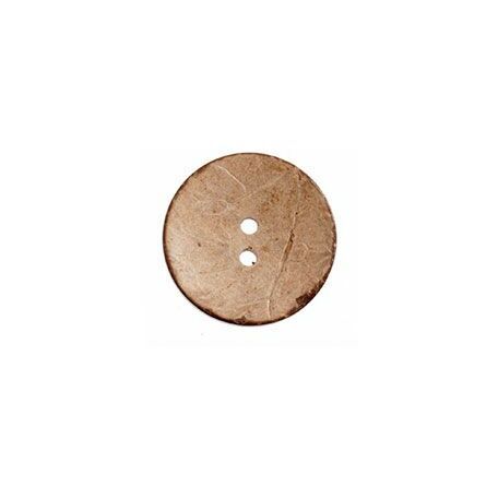 Natural coconut 2 hole button 30mm