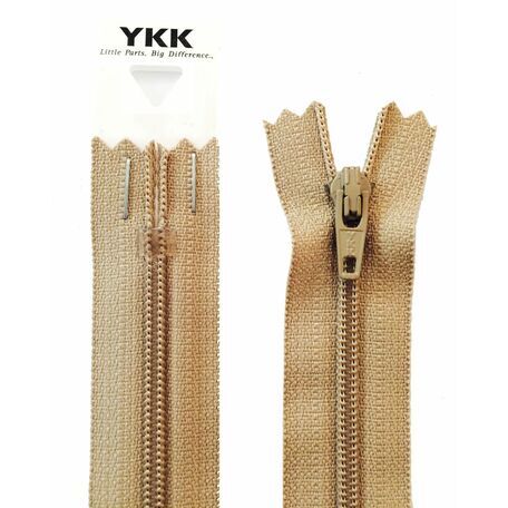 YKK Nylon Zip - Dress & Skirt in Fawn (10cm)