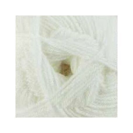 Double Knitting with Merino - White DM1 - 100g