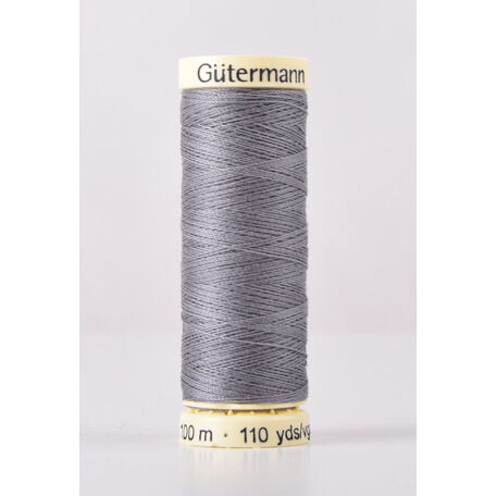 Gutermann Grey Sew-All Thread: 100m (496) - Pack of 5