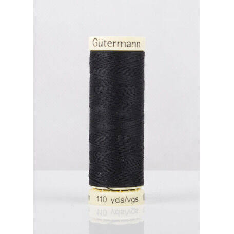 Gutermann Black Sew-All Thread: 100m (000) - Pack of 5