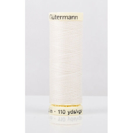 Gutermann Cream Sew-All Thread: 100m (802) - Pack of 5