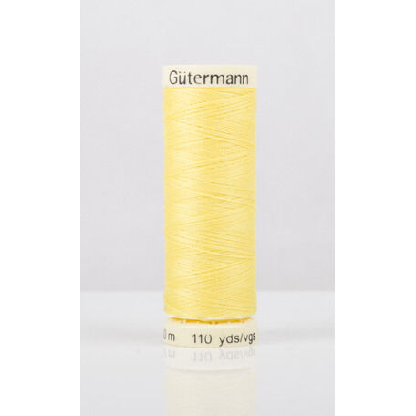 Gutermann Yellow Sew-All Thread: 100m (852) - Pack of 5