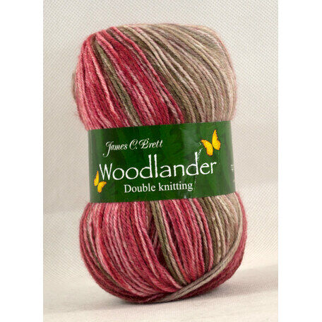Woodlander Yarn - Red & Brown L7 (100g)