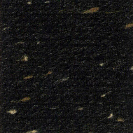 Rustic Aran Tweed Yarn - Black (400g)