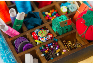 Sewing Boxes & Knitting Bags