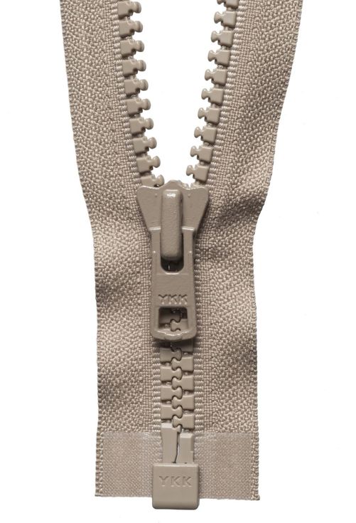 YKK Vislon Heavyweight Open End Zip - Fawn (61cm)