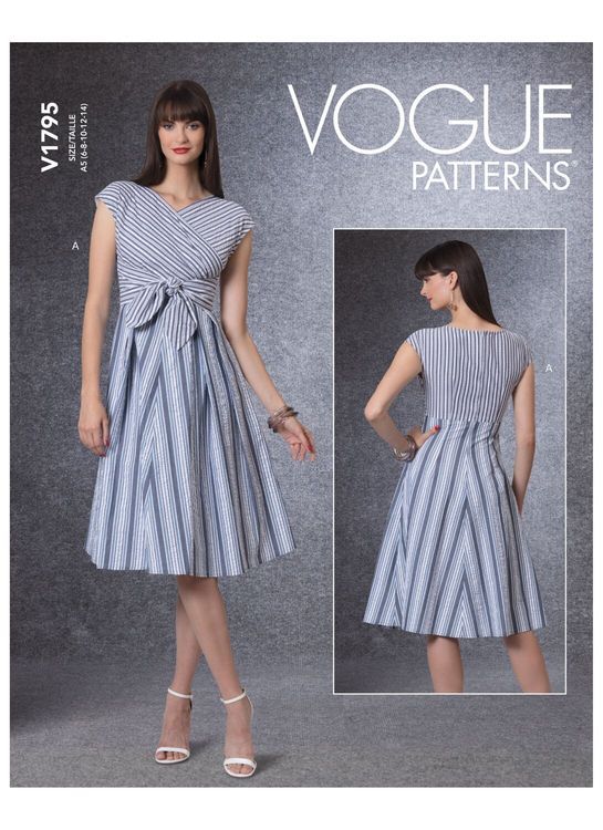 Vogue Pattern V1795 Misses Dress from 17.50