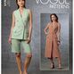 Vogue Pattern V1707 Misses Vest, Shorts & Pants additional 1