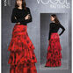 Vogue Pattern V1740 Lined Wrap Skirt additional 1