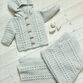 Brett DK JB702 Babies Hooded Jacket & Blanket Crochet Pattern additional 1