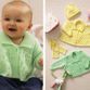 Brett Pattern DK JB036 Babies Cardigan, Scarf &amp; Hat Knitting Pattern additional 2