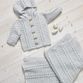 Brett DK JB702 Babies Hooded Jacket &amp; Blanket Crochet Pattern additional 2