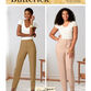 Butterick Pattern B6845 Women's Tapered Pants additional 1