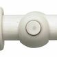 Hallis Modern Country 45mm Brushed Ivory Curtain Pole Set with Ball Finial additional 1