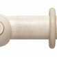 Hallis Modern Country 55mm Brushed Ivory Curtain Pole Set with Sugar Pot Finial additional 1