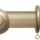 Hallis Modern Country 45mm Satin Silver Curtain Pole Set with Ball Finial additional 3