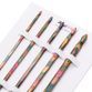 Knit Pro Symfonie pack of 5 Birchwood Crochet Hooks in Purple fabric case. additional 3
